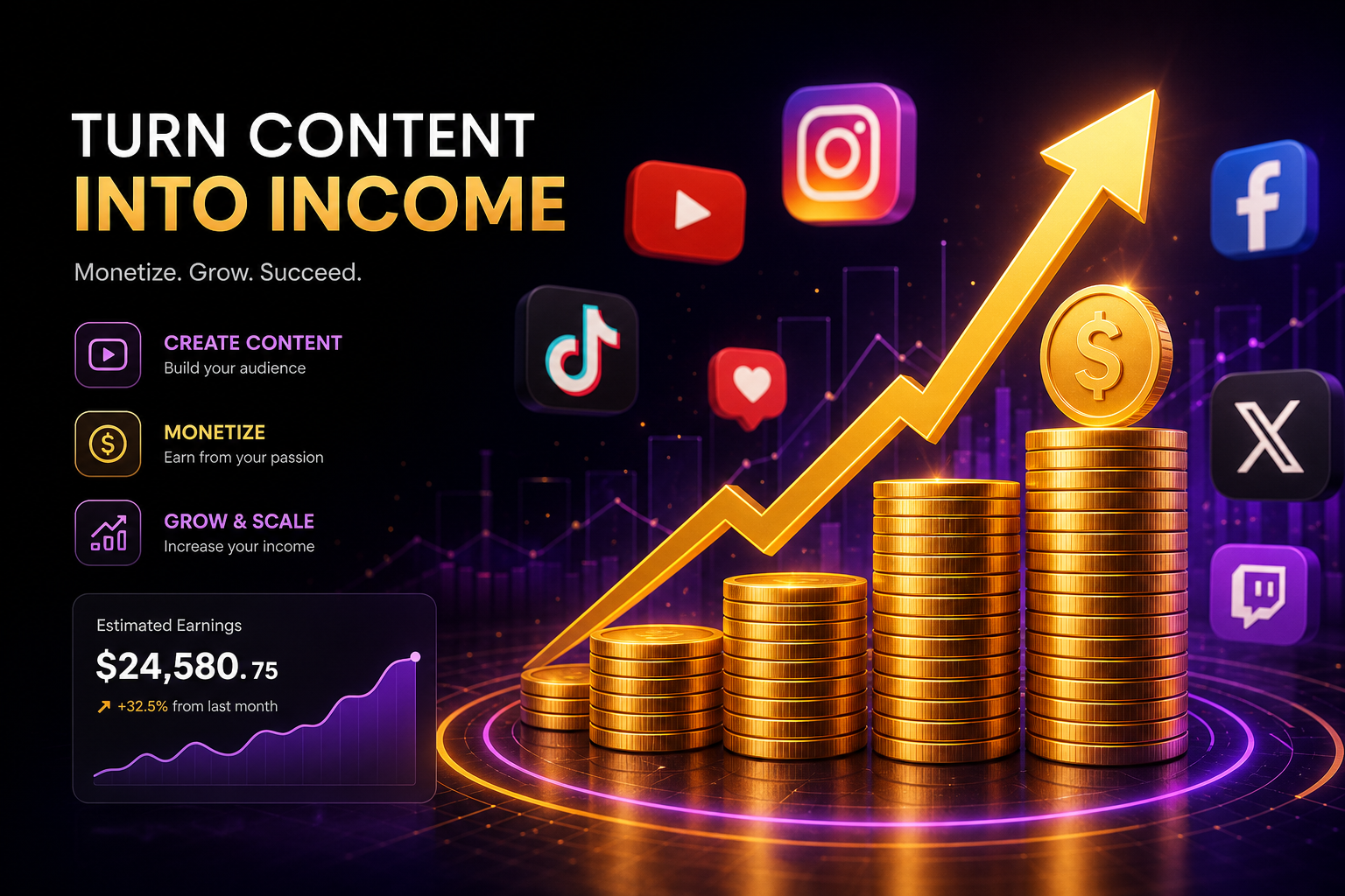 Monetize social media in 2026
